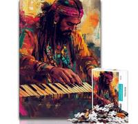 Rompecabezas de 1000 Piezas para Adolescentes, actuación de Banda, Juegos, Juguetes, Regalo, Toda la Familia, Adecuado para 14 38x26cm