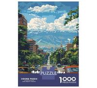 Rompecabezas De 1000 Piezas para Adolescentes Addis Ababa, Ethiopia Cityscape Rompecabezas para Adultos Juegos Relajantes Decoración del Hogar Regalos De Cumpleaños Y Únicos 52x38cm/1000pcs