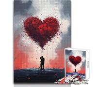 Rompecabezas de 1000 Piezas para Adolescentes, Adorable Pareja Enamorada, Relajante, para el Tiempo Libre, Juguete de precisión Entrelazado, tamaño 50x75cm