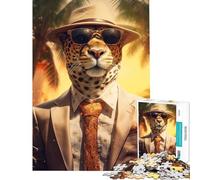 Rompecabezas de 1000 Piezas para Adolescentes Agente Cheetah Un Reto difícil de completar Juguetes de Bricolaje para Mayores de 14 años 50x75cm