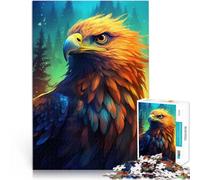 Rompecabezas de 1000 Piezas para Adolescentes Águila Americana Juguetes de Juego para Regalo Familiar Regalo de Obra de Arte 38x26cm