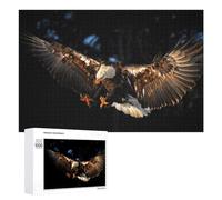 Rompecabezas de 1000 piezas para adolescentes, águila en vuelo, rompecabezas para adultos, juegos relajantes, análisis y lógica de interacción entre padres e hijos, 1000 piezas