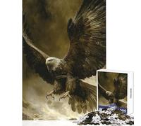 Rompecabezas de 1000 Piezas para Adolescentes Águila majestuosa en Vuelo Rompecabezas de 1000 Piezas Juegos relajantes Gran Regalo para Juegos y decoración del hogar (38x26cm)