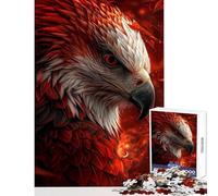 Rompecabezas de 1000 Piezas para Adolescentes Águila Mi Divertido Amigo Rompecabezas de 1000 Piezas Juego práctico Regalos para Mujeres y Hombres Adecuado para Parejas (38x26cm)