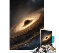 Rompecabezas de 1000 Piezas para Adolescentes Agujero Negro dramático en el Espacio Diversión en casa Actividades Familiares Juego práctico Apto para Mayores de 14 años (50x75cm)