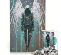 Rompecabezas de 1000 Piezas para Adolescentes Alas de la transitoriedad Juego práctico para Pasar el Tiempo en casa Durante Las Vacaciones cumpleaños y Navidad 38x26cm