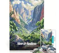 Rompecabezas de 1000 Piezas para Adolescentes Alerce Andino Chile Paisaje Arte, Juegos relajantes, Reto para completar, Mejora el Amor Entre Parejas 38x52cm