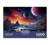 Rompecabezas De 1000 Piezas para Adolescentes Alien Planet Landscape Rompecabezas para Adolescentes Juguetes Antiestrés Difícil Gran Regalo para Jugar 38x26cm/1000pcs