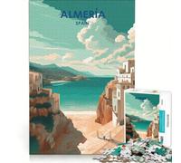 Rompecabezas de 1000 Piezas para Adolescentes, Almería, España, Juguetes antiestrés, para la diversión Familiar, Regalos para Amigos y Familiares 38x26cm