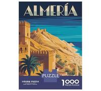 Rompecabezas De 1000 Piezas para Adolescentes Almería Travel Rompecabezas para Adultos Juegos Divertidos Decoración Perfecta Regalo De Cumpleaños, Regalos, 52x38cm/1000pcs