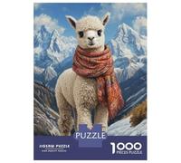 Rompecabezas De 1000 Piezas para Adolescentes Alpaca in The Mountains Rompecabezas para Adultos Juegos Familiares Regalos para Mujeres Cumpleaños 70x50cm/1000pcs