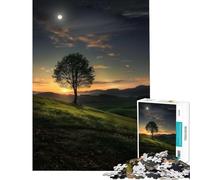 Rompecabezas de 1000 Piezas para Adolescentes Amanecer sobre el Valle para Juegos educativos Juegos de ingenio desafíos difíciles Regalos de Amigo Invisible (tamaño 38x52cm)