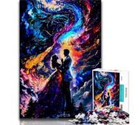 Rompecabezas de 1000 Piezas para Adolescentes Amantes de la Pintura 1000 Piezas para Adultos Juego de Preguntas decoración de Pared cumpleaños y Navidad 75x50cm