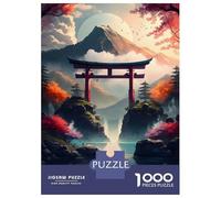Rompecabezas De 1000 Piezas para Adolescentes Amazing Landscape Torii Rompecabezas para Adultos Juego De Ingenio para Mejorar La Memoria Regalos para Amigos Y Familiares 38x26cm/1000pcs
