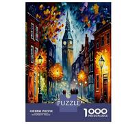 Rompecabezas De 1000 Piezas para Adolescentes Amsterdam in Color Rompecabezas para Adultos Juguete Decoración De Pared Desafío Difícil Desafiante De Completar 38x26cm/1000pcs