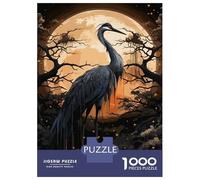 Rompecabezas De 1000 Piezas para Adolescentes Ancient Black Stork Rompecabezas para Adultos Juego Práctico para La Diversión Familiar Desafío Educativo 52x38cm/1000pcs