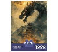 Rompecabezas De 1000 Piezas para Adolescentes Ancient Chinese Dragon Rompecabezas para Adultos Juegos Relajantes Decoración De Pared 70x50cm/1000pcs