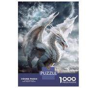 Rompecabezas De 1000 Piezas para Adolescentes Angel Dragon in The Clouds Rompecabezas para Adultos Juguetes Antiestrés Patrón De Montaje Gran Regalo para Jugar 52x38cm/1000pcs