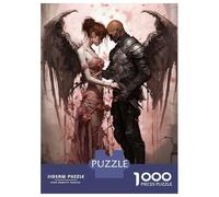 Rompecabezas De 1000 Piezas Para Adolescentes Angel Warrior Romance Fantasy Art Print Rompecabezas Juegos Divertidos Para La Diversión Familiar Oferta Como Regalos Para Toda La Familia 70x50cm/1000pcs