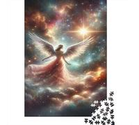 Rompecabezas De 1000 Piezas para Adolescentes Angel Wings Fantasy Art Print-2 Rompecabezas para Adultos Juegos Relajantes Alivia El Estrés Diversión En Casa Actividades, 70x50cm/1000pcs