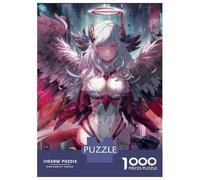 Rompecabezas De 1000 Piezas para Adolescentes Angel Wings Fantasy Girl Art Print Rompecabezas para Adultos Juegos Relajantes Alivia El Estrés Diversión En Casa Actividades, 70x50cm/1000pcs