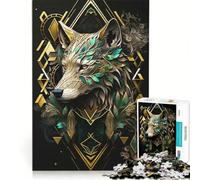 Rompecabezas de 1000 Piezas para Adolescentes: Animales Abstractos asombrosos, Juego práctico, desafío difícil, cumpleaños 38x26cm