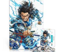 Rompecabezas de 1000 Piezas para Adolescentes Anime de los Tres Reinos Juego de ingenio Cada Pieza es única: un desafiante y Divertido Juego Familiar 52x38cm