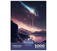 Rompecabezas De 1000 Piezas para Adolescentes Anime Galaxy Sunset Rompecabezas para Adultos Juegos Relajantes Decoración De Pared para Cumpleaños, Navidad 52x38cm/1000pcs