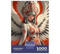 Rompecabezas De 1000 Piezas para Adolescentes Anime Girl with Wings Gaming Rompecabezas para Adultos Juego De Ingenio Análisis Y Lógica Actividades Divertidas En Casa, 70x50cm/1000pcs