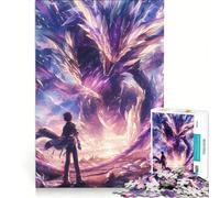 Rompecabezas de 1000 Piezas para Adolescentes, Anime: Guerra de Criaturas, Juego práctico, Ideal para Pasar el Tiempo en casa, cumpleaños y Navidad 38x26cm
