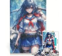 Rompecabezas de 1000 Piezas para Adolescentes: Anime, Hija Lobo, Decoración de Pared, Juguete para la diversión Familiar, Fortalece el Amor Entre Parejas 50x75cm