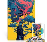 Rompecabezas de 1000 Piezas para Adolescentes Anime Skull & Boy Juguetes Juegos Educativos Antiestrés Regalo de cumpleaños, Regalos 38x26cm