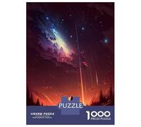 Rompecabezas De 1000 Piezas para Adolescentes Anime Sunset Landscape Rompecabezas para Adolescentes Juegos Relajantes Decoración del Hogar Actividades Divertidas En Casa 52x38cm/1000pcs