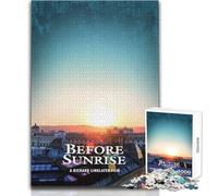 Rompecabezas de 1000 Piezas para Adolescentes Antes del Amanecer,Juego Educativo Familiar de análisis y lógica,Juguete Educativo,tamaño 50x75cm