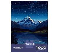 Rompecabezas De 1000 Piezas para Adolescentes Aoraki Mackenzie Dark Sky Rompecabezas para Adultos Juguetes Antiestrés Difícil Difícil Cumpleaños Y Navidad 52x38cm/1000pcs