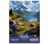 Rompecabezas De 1000 Piezas para Adolescentes Aoraki Mount Cook National Park Rompecabezas para Adultos Juegos Relajantes Regalos para Mujeres Interacción Entre Padres E Hijos 52x38cm/1000pcs