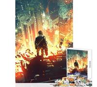 Rompecabezas de 1000 Piezas para Adolescentes Apocalipsis Juegos relajantes Mejora la Memoria Juguetes de decoración para el hogar Regalos para Reducir el estrés (38x26cm)