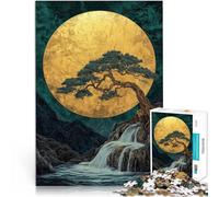 Rompecabezas de 1000 Piezas para Adolescentes Árbol bonsái Abstracto Juegos educativos Actividades Divertidas en casa, Regalos de cumpleaños, Regalos de Viaje, 38x26cm