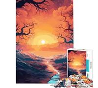 Rompecabezas de 1000 Piezas para Adolescentes Árbol Cósmico de la Vida Difícil y desafiante para la diversión Familiar Juegos Divertidos para Mayores de 14 años Juego de Rompecabezas Incluido 50x75cm