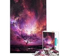 Rompecabezas de 1000 Piezas para Adolescentes Árbol Cósmico de la Vida Un Reto para completar Mejora la Memoria Juguetes DIY para Mayores de 14 años (38x52cm)