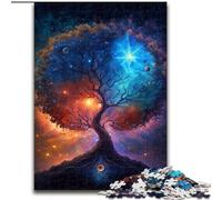 Rompecabezas de 1000 Piezas para Adolescentes, Árbol de la Sabiduría, Juguete Educativo Intelectual y descompresor, Ideal para cumpleaños tamaño 26x38cm