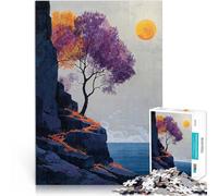 Rompecabezas de 1000 Piezas para Adolescentes Árbol de la Soledad Juguetes Juegos Educativos Antiestrés Regalo de Obra de Arte 38x26cm