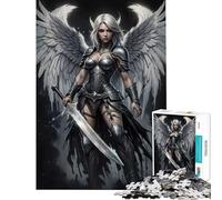 Rompecabezas de 1000 Piezas para Adolescentes Arcángel Guerrero Diversión en casa Actividades Carrera de Velocidad Manual Juego práctico para Mayores de 14 años (38x52cm)