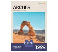 Rompecabezas De 1000 Piezas para Adolescentes Arches National Park Rompecabezas para Adultos Juegos Divertidos Desafío Difícil para Cumpleaños, Navidad 52x38cm/1000pcs