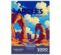 Rompecabezas De 1000 Piezas para Adolescentes Arches National Park Travel Rompecabezas para Adultos Juguetes DIY Desafío Difícil Regalos para Amigos Y Familiares 70x50cm/1000pcs