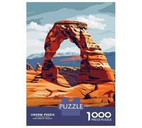 Rompecabezas De 1000 Piezas para Adolescentes Arches National Park, Utah, USA Rompecabezas para Adultos Juegos De Relajación Desafío Difícil Desafío Educativo 38x26cm/1000pcs