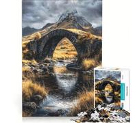 Rompecabezas de 1000 Piezas para Adolescentes: Arco de los Antiguos centinelas, Juegos educativos, Carrera de Velocidad Manual, colección de Artistas, Bellas Artes 38x26cm