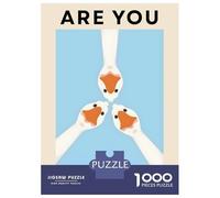 Rompecabezas De 1000 Piezas para Adolescentes Are You Pooping Goose Illustration Rompecabezas para Adultos Juegos Relajantes Que Mejoran La Memoria Regalos para Reducir El Estrés 70x50cm/1000pcs