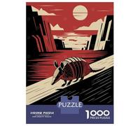 Rompecabezas De 1000 Piezas para Adolescentes Armadillo Resilience Rompecabezas para Adultos Juegos Relajantes Mejora La Memoria Ayuda A Ejercitar El Cerebro 70x50cm/1000pcs