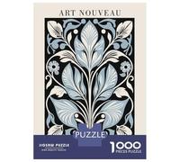 Rompecabezas De 1000 Piezas para Adolescentes Art Nouveau Botanical Art Rompecabezas Juego Familiar Mejora La Memoria Cumpleaños 38x26cm/1000pcs